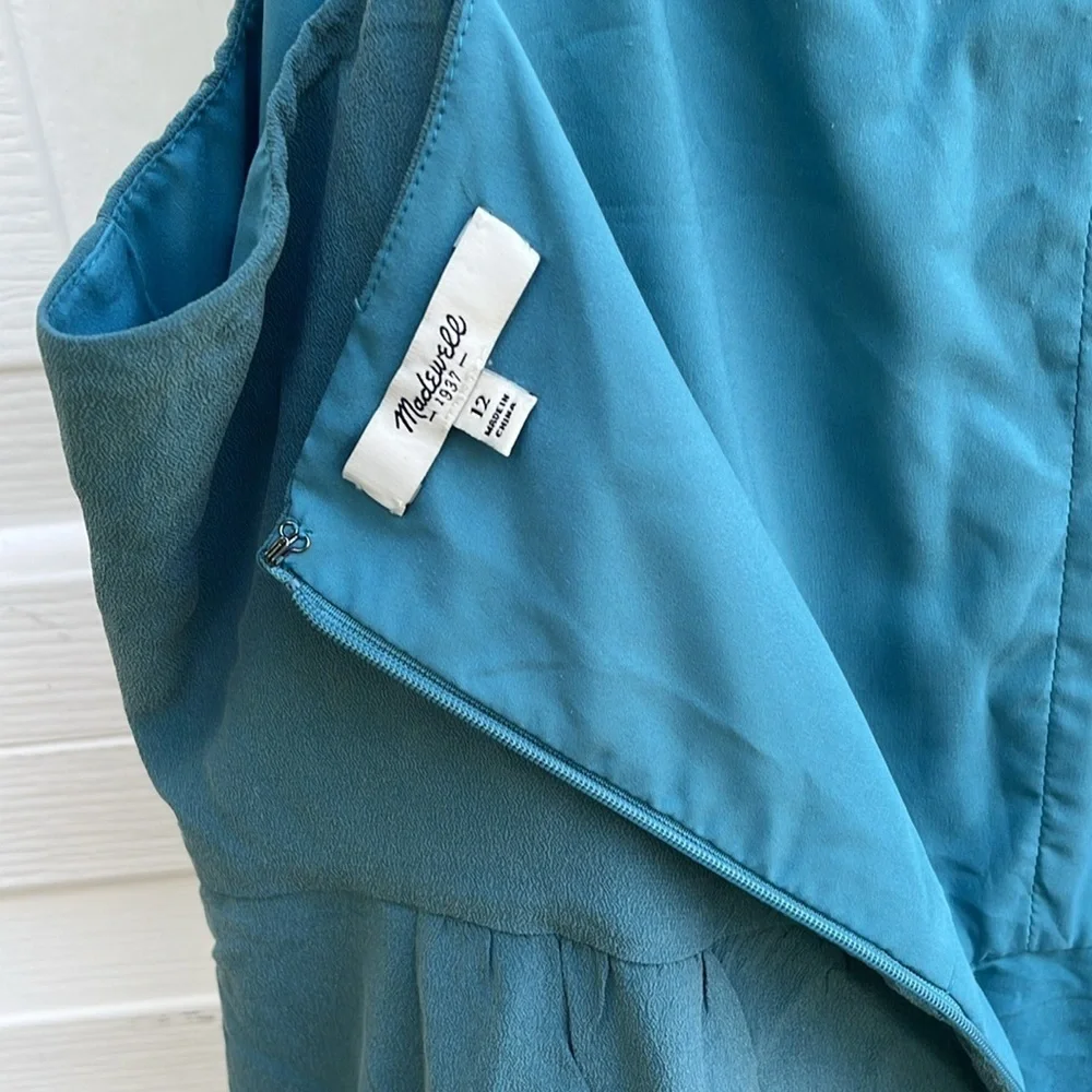 Madewell Teal Dress - Picture 4 of 4